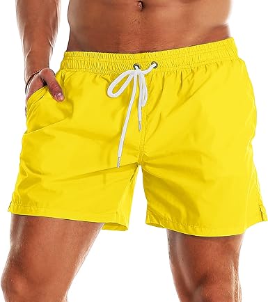 Men's Swim Trunks Quick Dry Beach Shorts Swimwear Bathing Suit